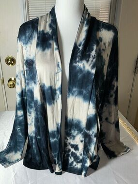 Wilde Tie-Dye Open Front Cardigan Size 1X